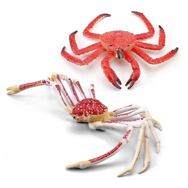 Kids Cartoon Toy PVC Made Realistic Ocean King Crab for Age 6+ Kids/Adults