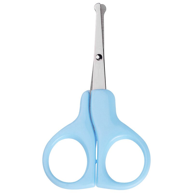 Baby Special Nail Scissors Mini Manicure Cutter Kids Nail Care Clipper Portable Infant Healthcare Kits Nail Trimmer Scissor Tool: blue