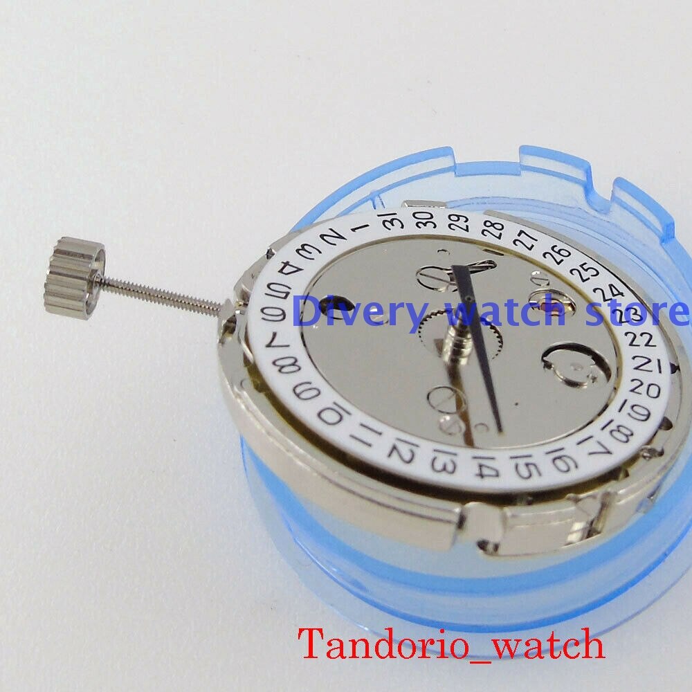 Neue Uhr Bewegung Weiß Datum Rad Echtem Möwe/ST 1612 Automatische Bewegung