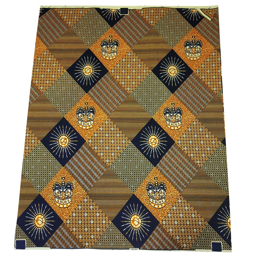 African Negaria Ankara Guaranteed Wax Nederland Java Print Fabric 6Yards African Wax Fabric