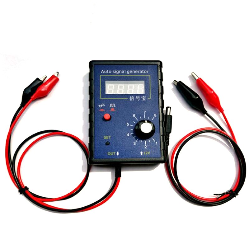 Portable Auto Vehicle Signal Generator Car Hall Sensor and Crankshaft Position Sensor Signal Simulator Meter 2Hz to 8KHz