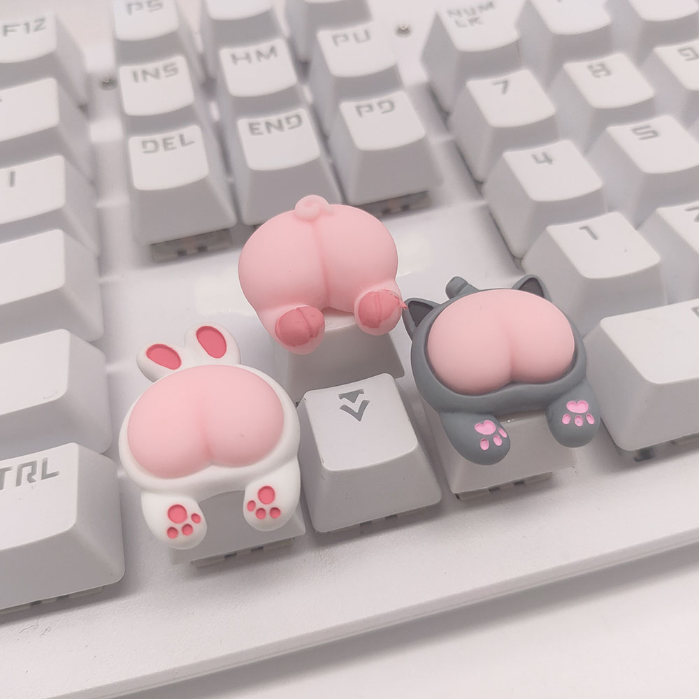 Katze Pfote Butt Schlüssel Kappe Tier Tastenkappen Für Mechanische Gaming Tastatur Benutzerdefinierte ESC Keycap Cherry Mx Schalter Für PC Für Geburtstag
