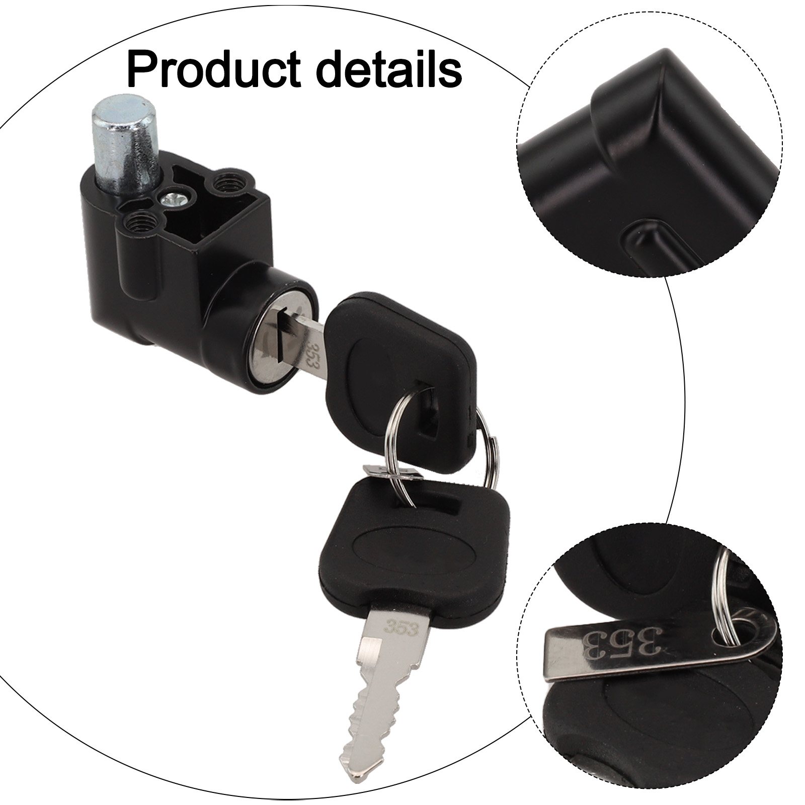 Ebike Batterij Power Lock Voor HailongBatterij Case Voor Hailong1 Batterij Case 1-2 Batterij Ebike Accessoires