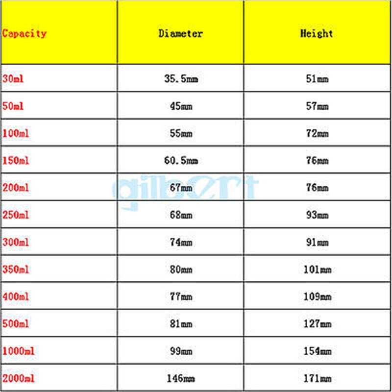 350ml White Measuring Beaker PTFE Silicone Laboratory Ware