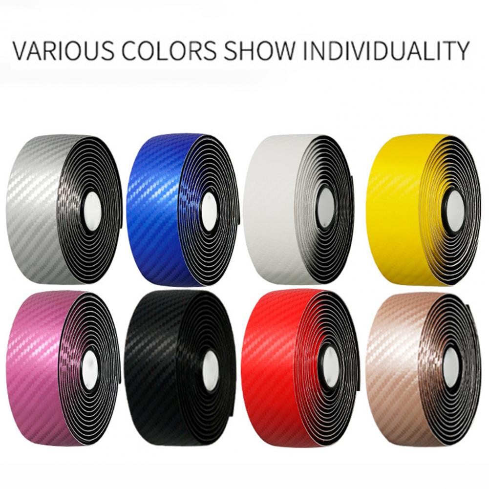 2Pcs Antislip Kunstleer Elastische Eva Fietsstuur Bandjes Rijden Levert Fietsstuur