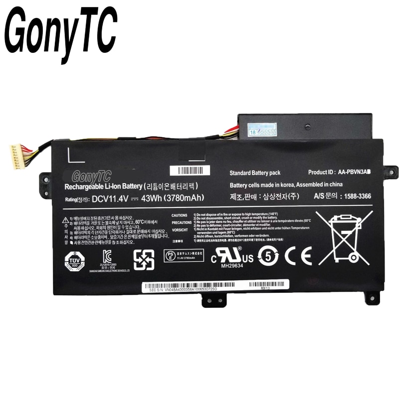 Batería Original de AA-PBVN3AB para ordenador portátil, 11,4 V, para Samsung Np470, NP51OR5E, NP510R5E, Ba43-00358a, NP370R4E, Np510, NP370R5E, NP450r5e