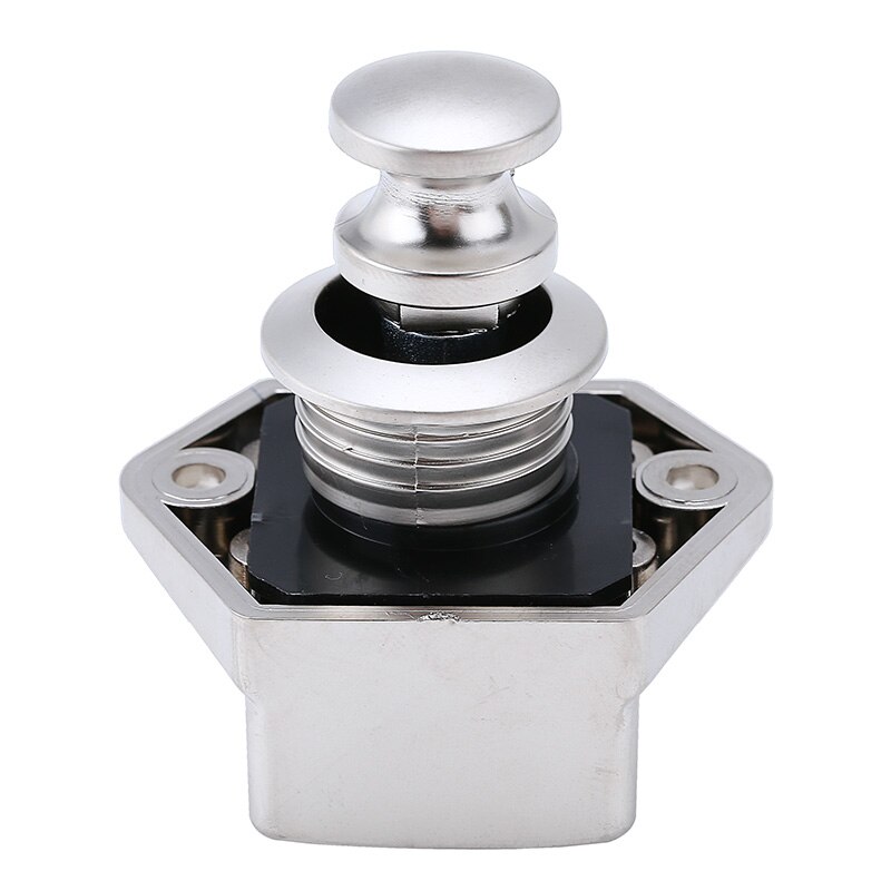 10pcs Diameter 20mm Camper Car Auto Push Lock RV Caravan Boat Drawer Latch Button Locks For Furniture Hardware Tool Accessories