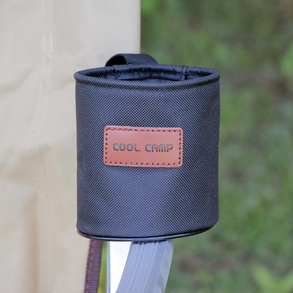 Fahrrad becher halter Stuhl Seite Aufbewahrung tasche Oxford Stoff Getränke flasche Aufbewahrung halter Veranstalter Unterstützung für Picknick Strand Angeln