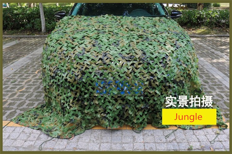 1X1M Reinforced Camouflage Net Gazebo Garden Sun Shelter Camo Oxford Netting Swimming Pool Beach: Jungle