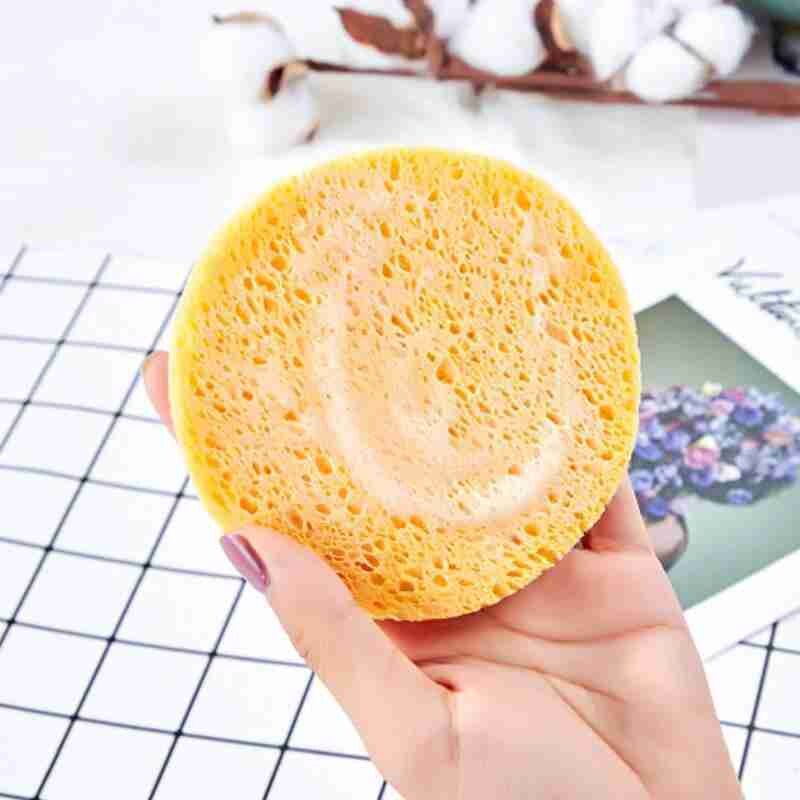 5Pcs Gezicht Spons Voor Vrouwtjes Reiniging Gezicht Zachte Comfortabele Draagbare Handmatige Makeup Remover Gereedschap