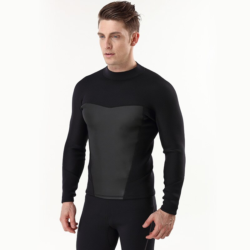 Nueva chaqueta de buceo de neopreno de 3mm, traje de buceo cálido, traje de baño de buceo, surf y protección contra el frío