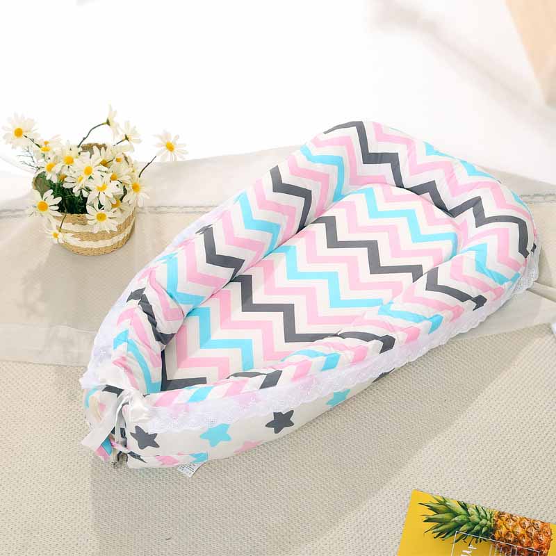 Lit de bébé bionique Portable en coton, berceau amovible et lavable, pour -né, nid de couchage, lit de couchage de 0 à 36 mois: 4