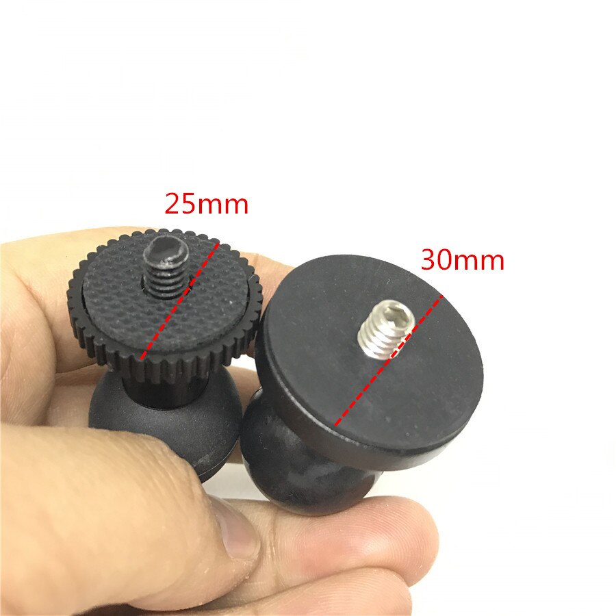 Adaptateur de montage pour trépied, adaptateur de montage pour boule de 1 pouce à vis 1/4 pour caméra d&#39;action Gopro, support de montage pour boule GPS