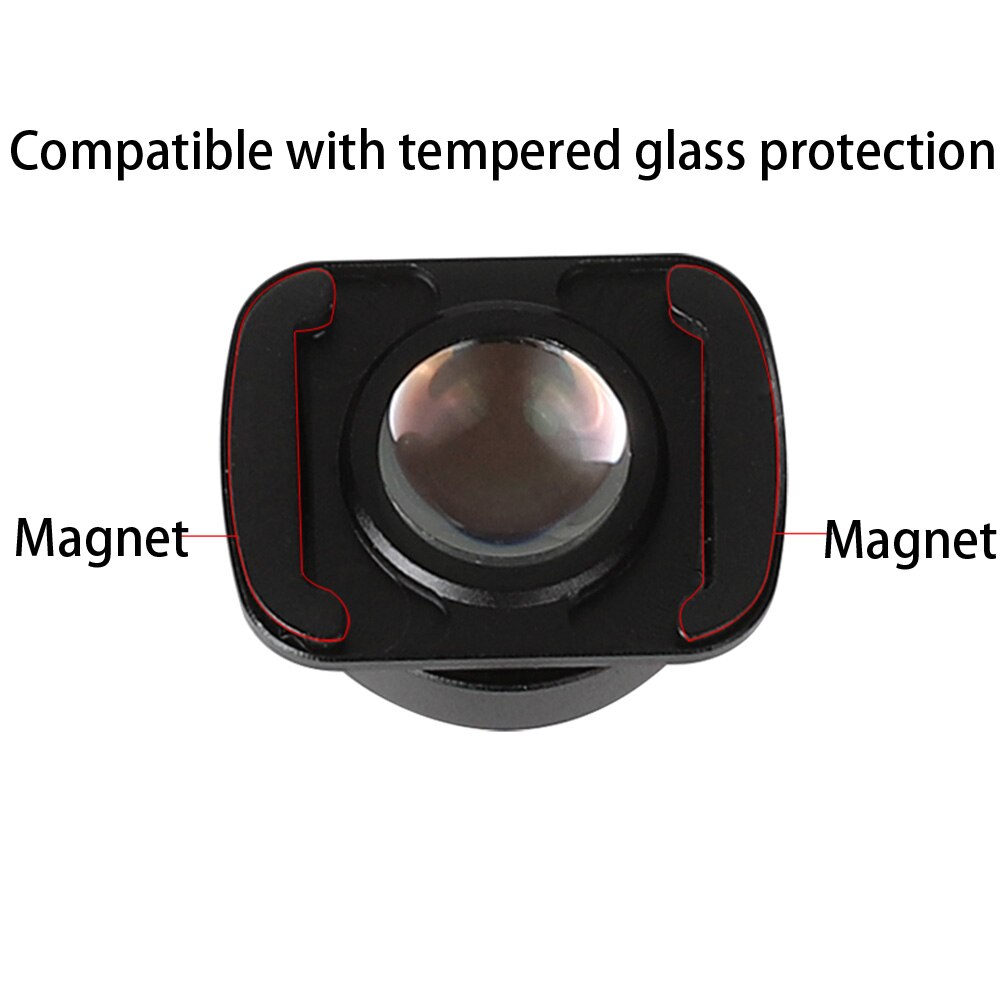 Hrr Groothoek Lens Voor Dji Pocket 2/1Camera, Osmo Pocket Lens Filter Magnetische Perfect Vlogging Accessoires