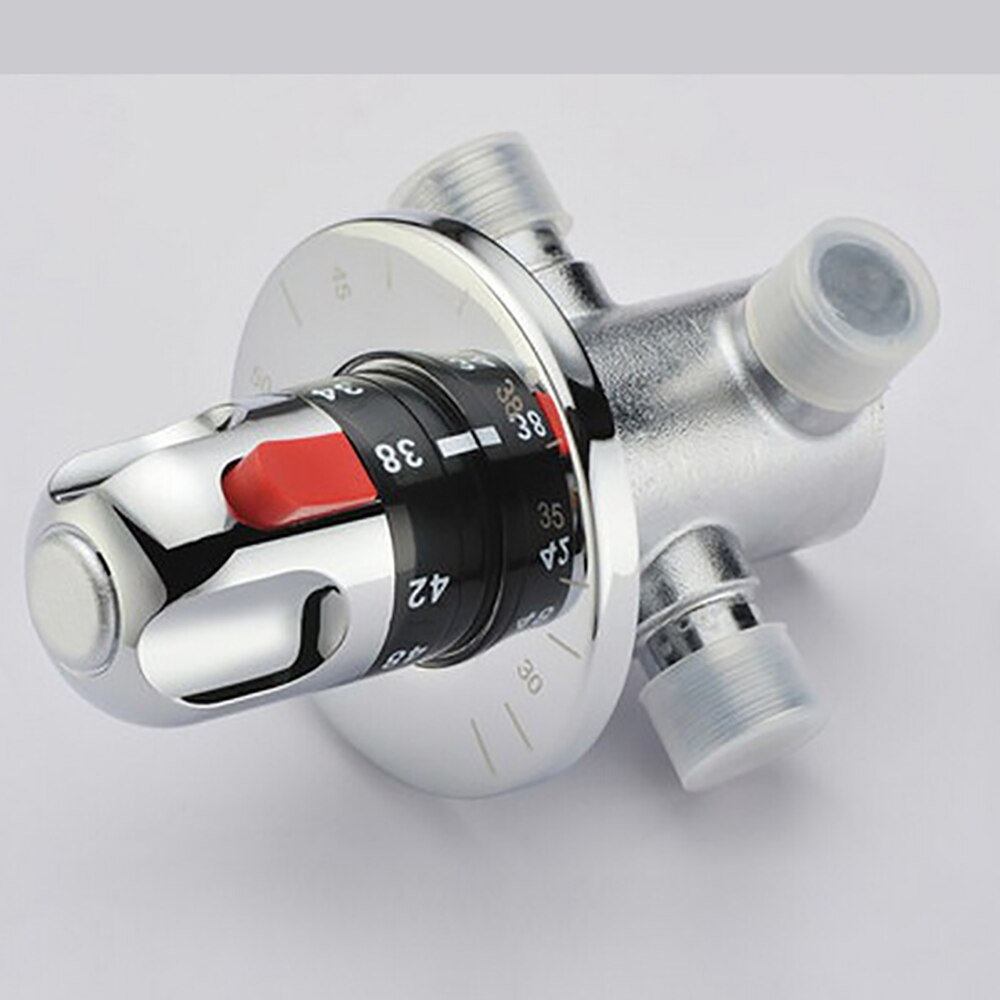 Brass Thermostatic Mixing Valve G1/2" , Adjust the Mixing Water Temperature DN15 , thermostatic valve