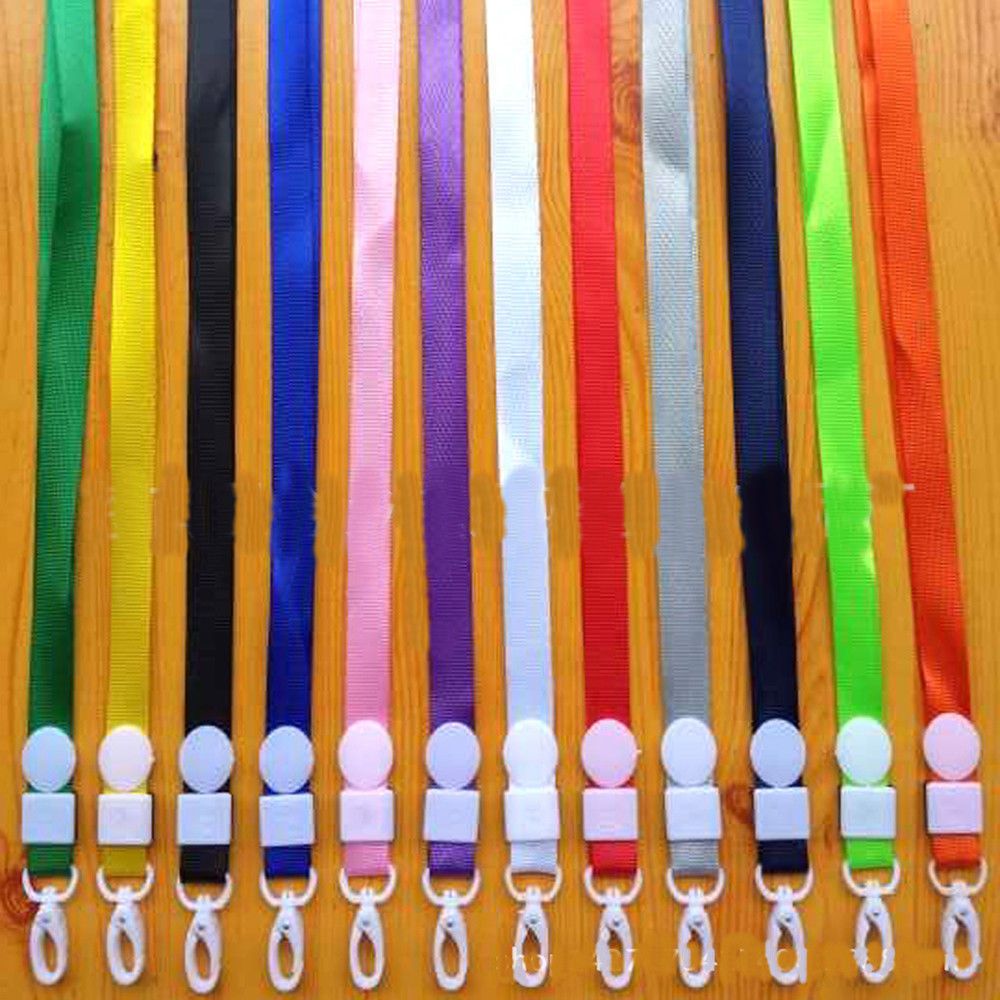 1PC Pocket ID Card Pass Badge Holder with Neck Strap PU Leather Candy Colors Lanyard Case School Office Supplies Student Card