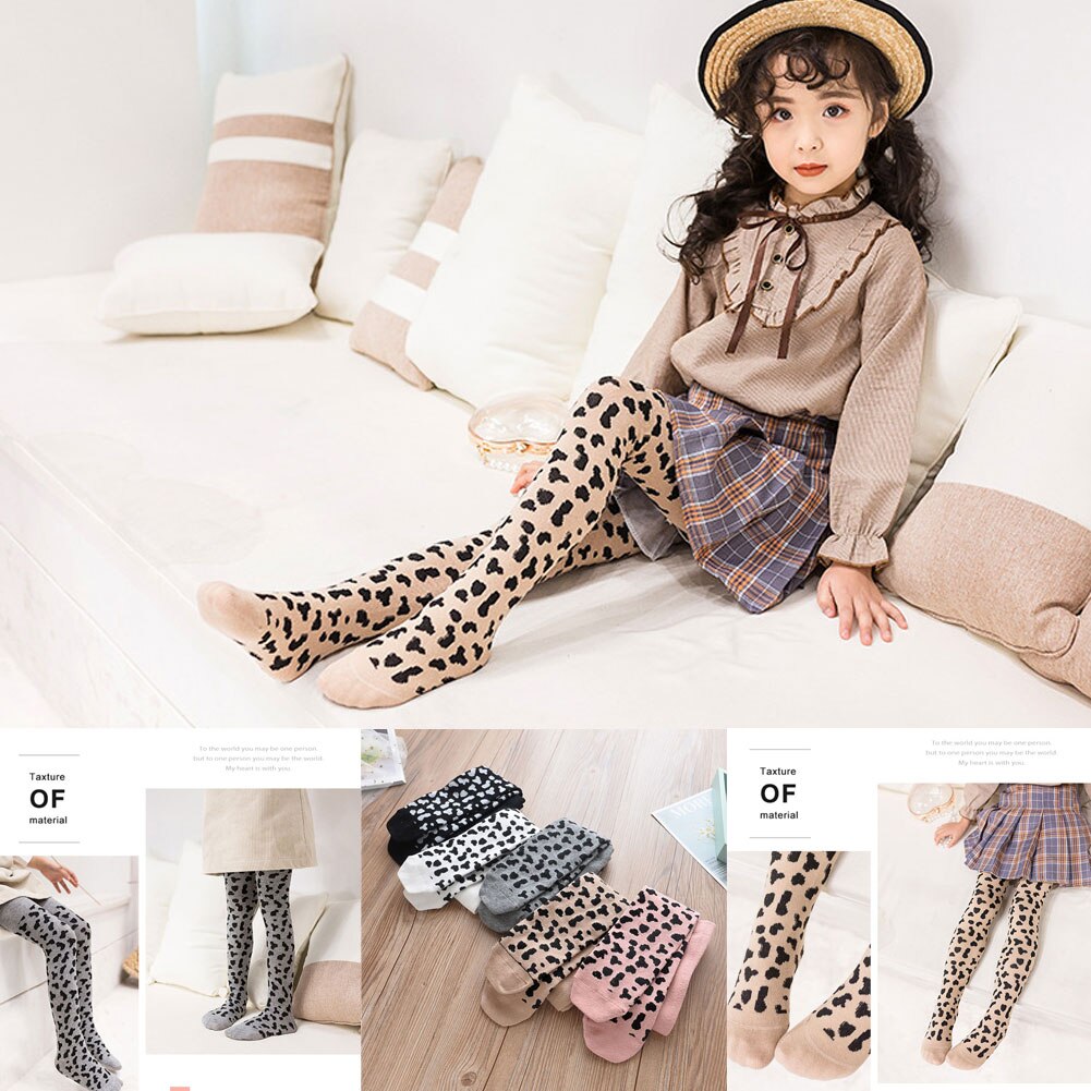de bébé filles léopard collants enfants automne hiver longs collants pour 3-8Y