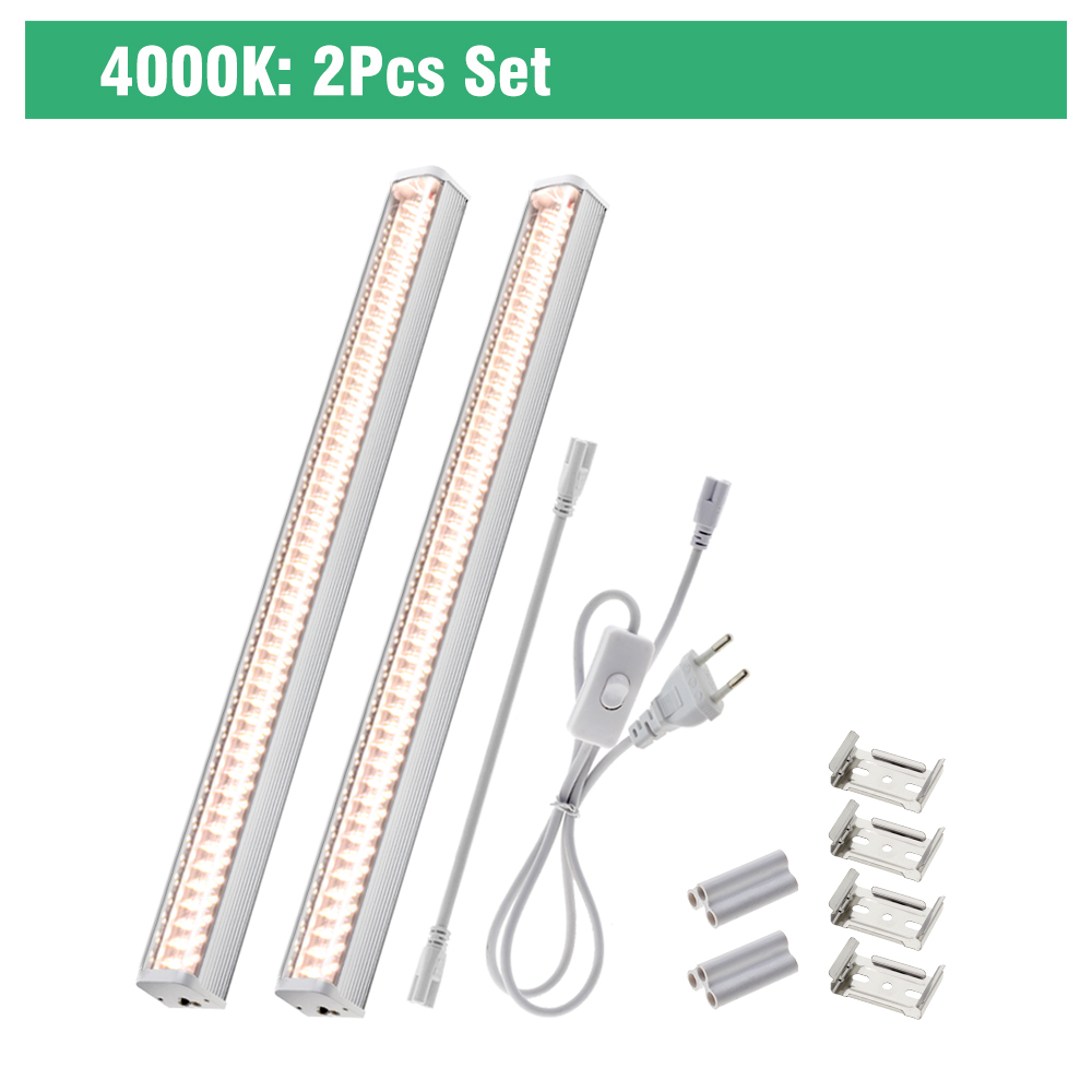 Luz LED de cultivo de espectro completo para plantas de invernadero 4000K AC100V 265V IP65 resistente al agua para flores vegetales: changeable