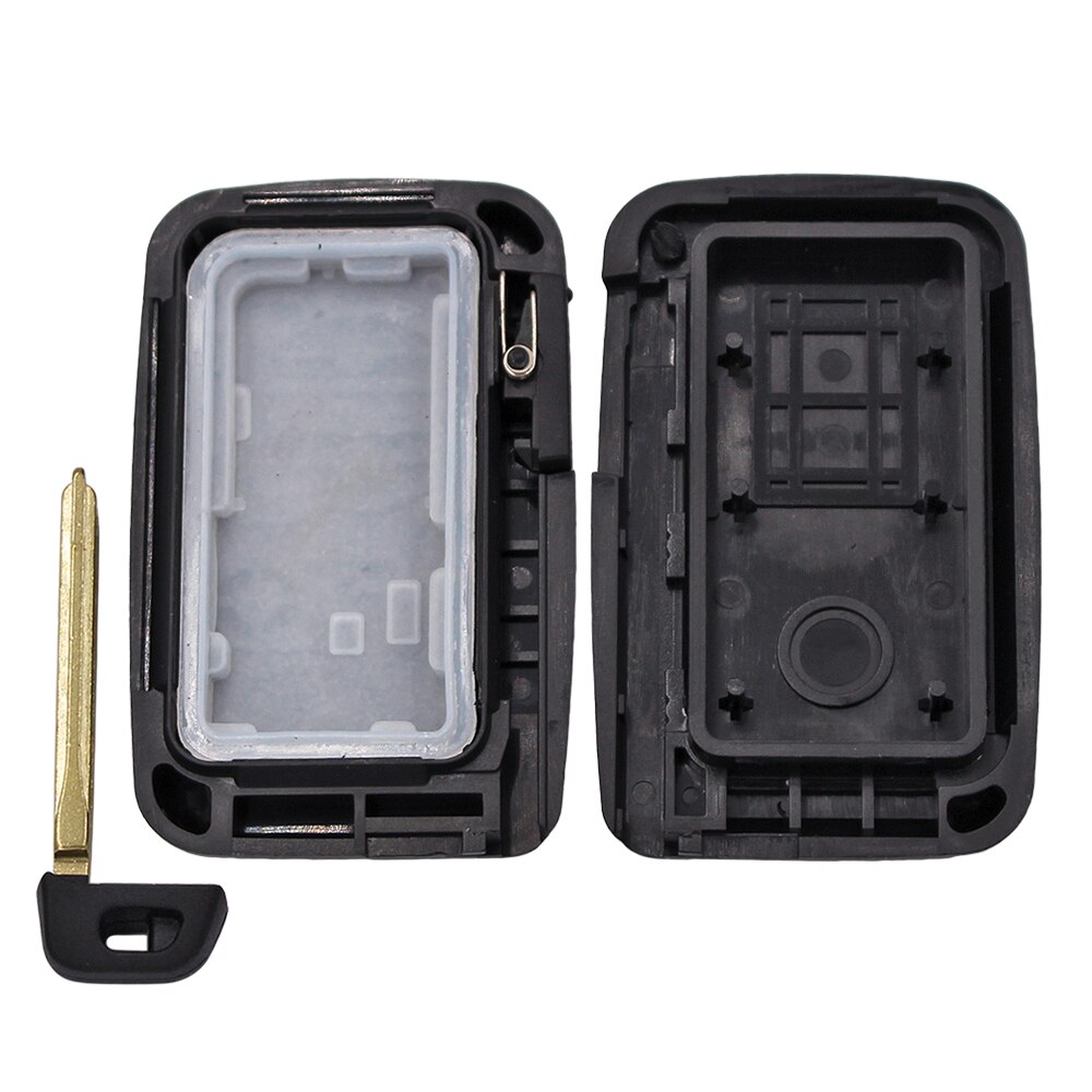 3 Button Remote Car Key Shell Case Fob for Toyota Prius Land Cruiser 4Runner With Insert small key HYQ14AAB Black