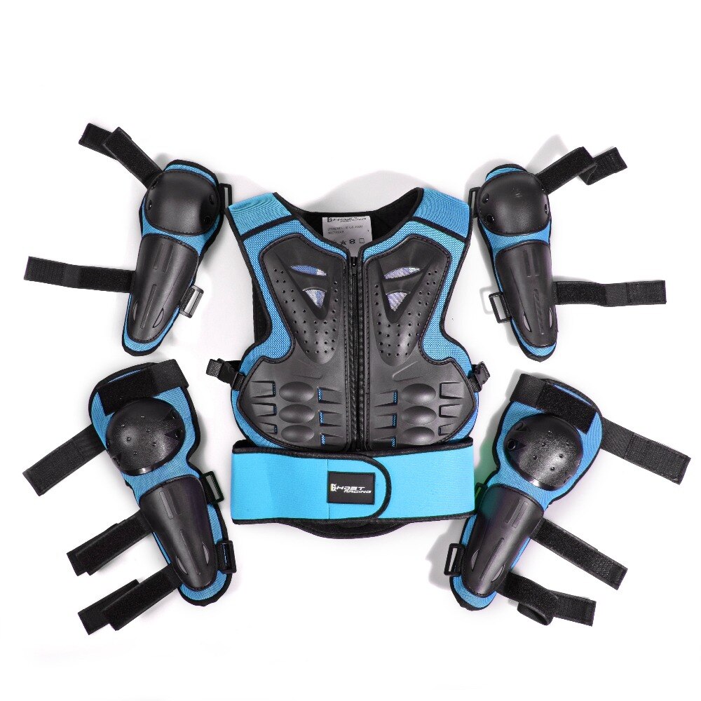 Motorcycle protective gear children's armor clothing riding protective off-road suit sports knee pads elbow