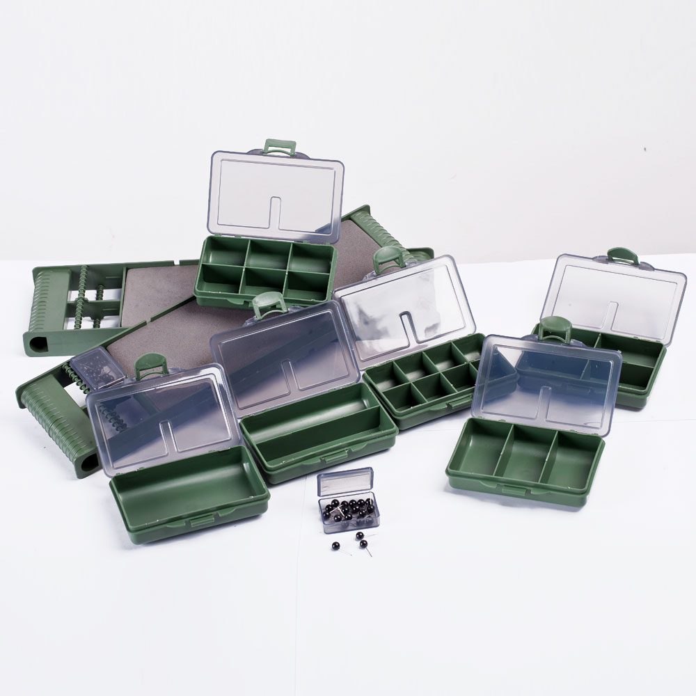 Carp Coarse Sea Fishing Tackle Box Bit Complete Boxes System Ideal for Hooks Swivels Beads Spinners Tackle