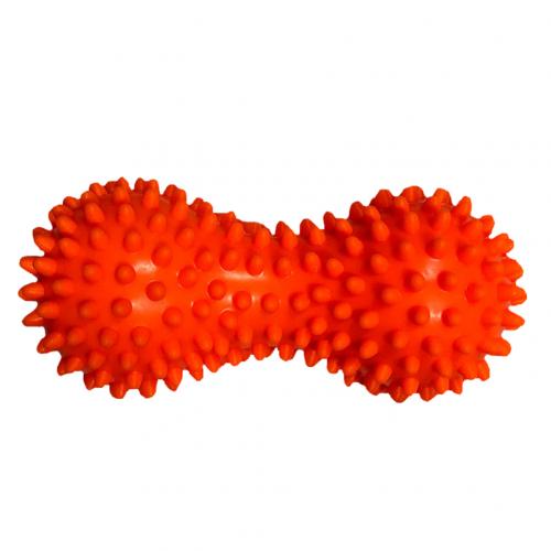 1Pc Pinda Vorm Massage Yoga Fitness Bal Verlichten Body Stress Pvc Voet Spiky Muscle Massager Bal Voet Massage Bal: Oranje