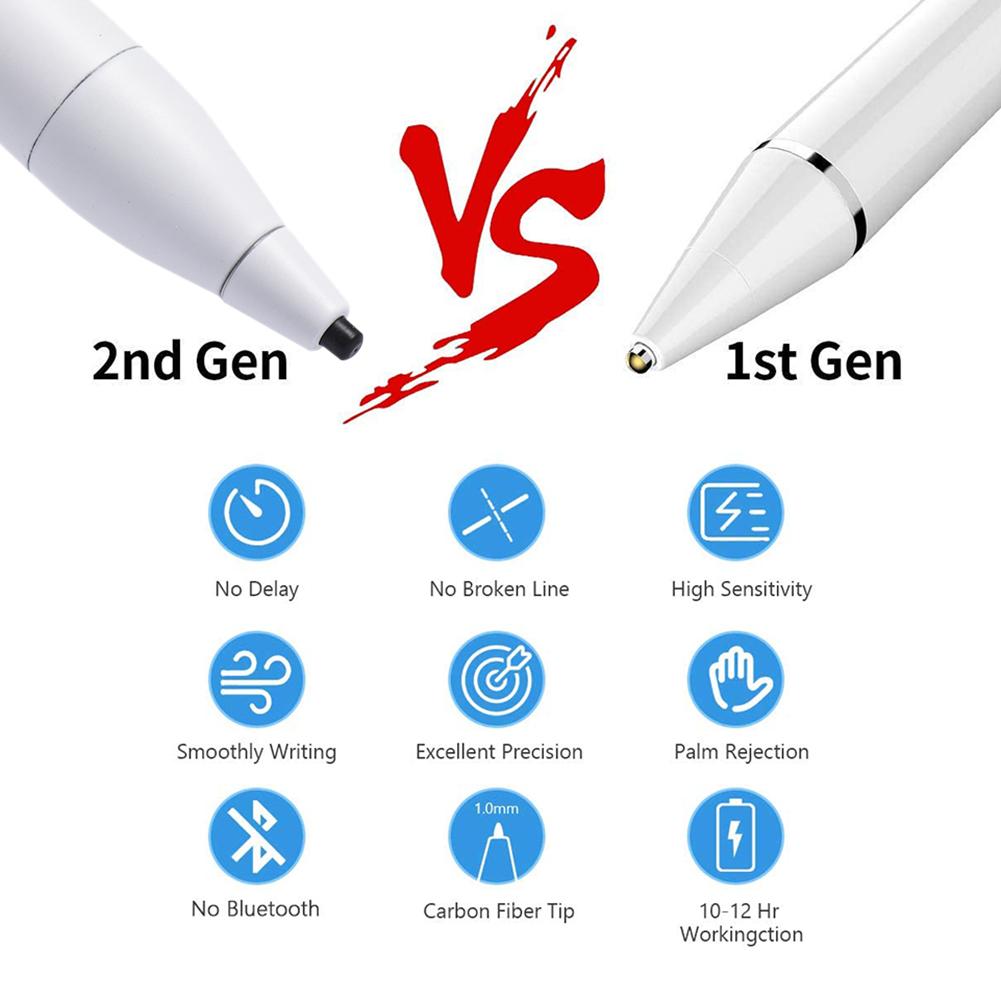 Active stylus digital pen 1.5mm fin pen spids touch screen pen til ipad pro/air/mini til samsung og andre android telefoner tablet
