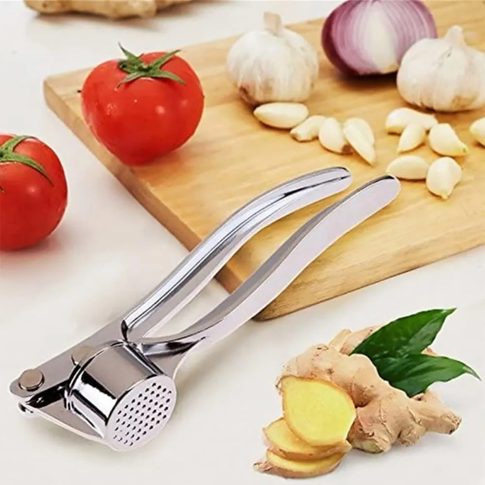 Roestvrijstalen knoflookstamper Knoflookpers Keukengereedschap Accessoires Handmatige gemberpers Handmatige persgereedschap Knoflookmolen
