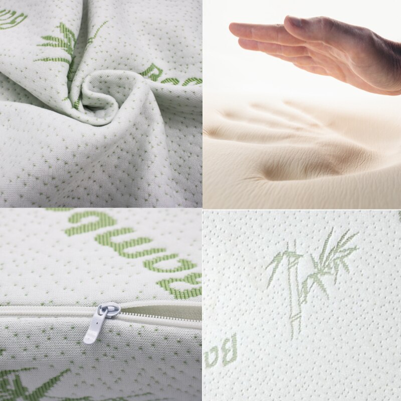 Wit Slapen Bamboe Memory Foam Orthopedisch Kussen Kussens Oreiller Kussen Travesseiro Almohada Cervicale Kussens Poduszkap