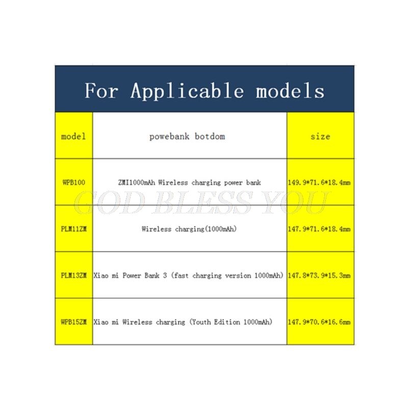 Dla xiao mi powerbank 10000mAh PLM11ZM bezprzewodowy Powerbank futerał na akcesoria WPB15ZM i PLM13ZM silikonowy ochraniacz przypadku