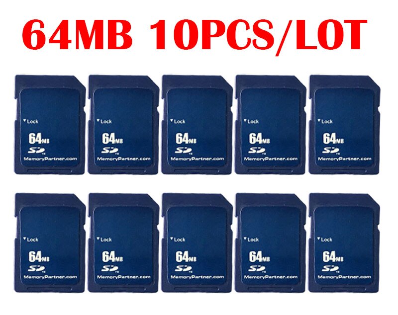10PCS/Lot Memory SD Card Class 2 32MB 64MB 128MB 256MB 512MB 1GB 2GB Carte SD Mini Memoria SD Cards for Supplier