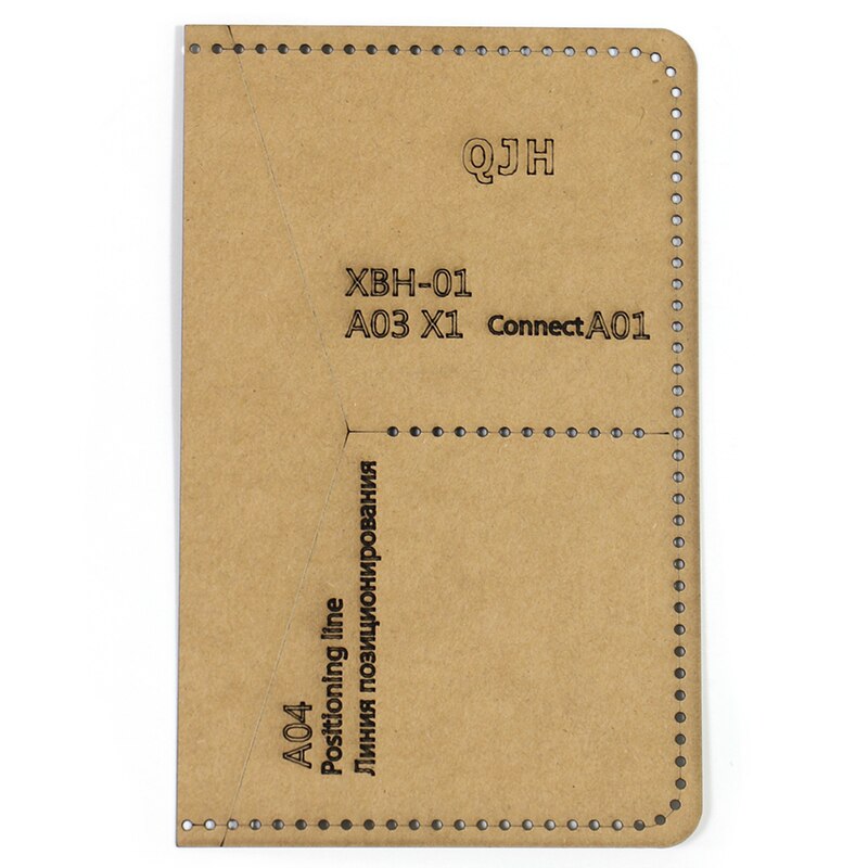 Soporte de pasaporte DIY, plantilla de Papel Kraft para muestras de dibujo, de billetera de cuero hecho a mano, plantilla de costura, suministros de herramientas de artesanía