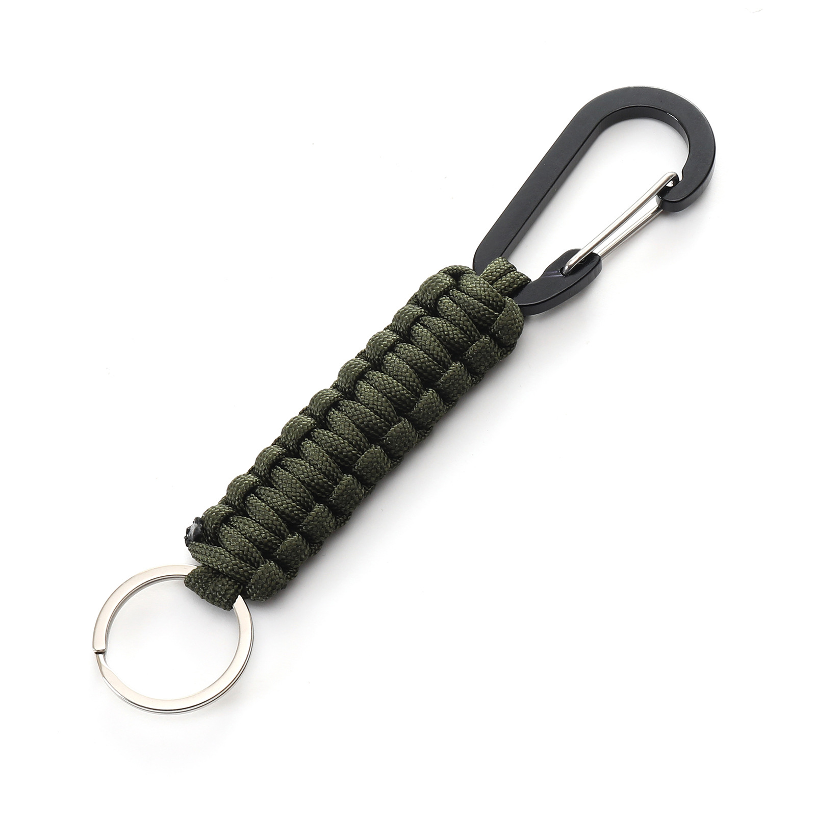 Regenschirm-Seil-Schlüsselanhänger mit Klettverschluss für Tarnung-Schlüsselanhänger, Messer, Taschenlampe, draussen-Camping-Rucksack: verrotten