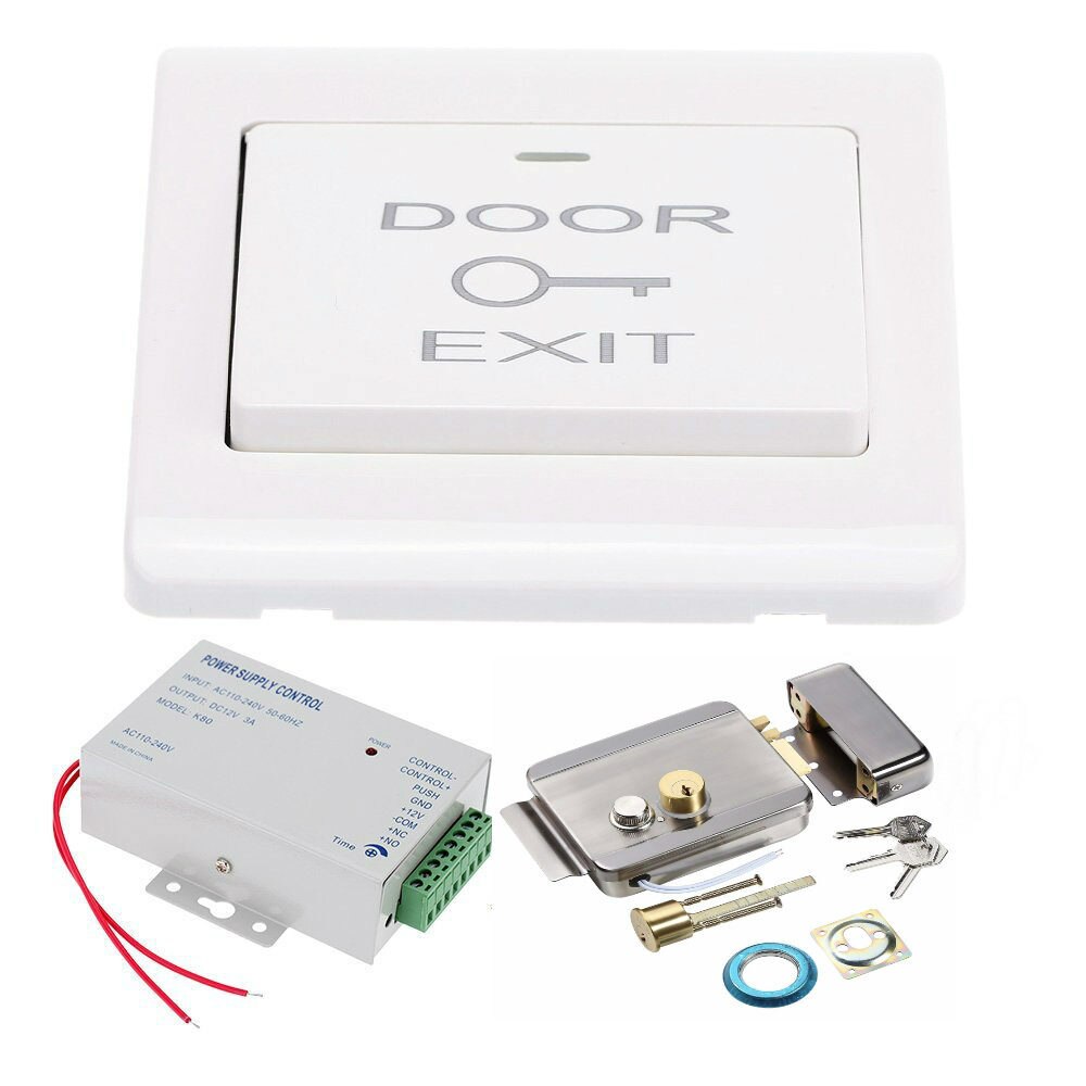 Electric Control Lock Electronic Magnetic Door Lock For 12V DC Access Control System Video Intercom Door Phone System: B5