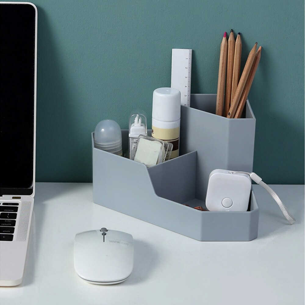 Schowek biurko prosty styl biurowe przechowywanie biżuterii dla biurowych kosmetyków domowych i przechowywanie rozmaitości organizator na przybory robić makijażu