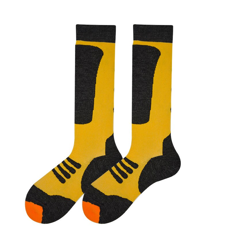 Wool Socks Outdoor Thickened Sports Ski Socks Long Tube Walking Warm And Breathable Quick Dry Socks Cycling Running Sports Socks: Color 9
