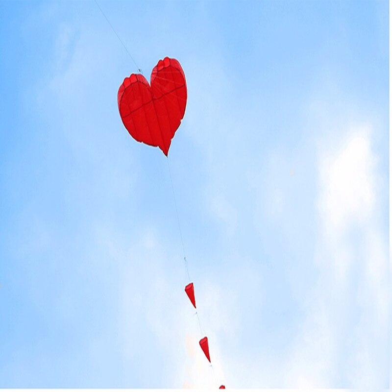 Trasporto libero grande gonfiabile aquilone linea del cuore di amore aquilone giocattoli tutto'aria aperta tessuto di nylon aquiloni di Surf per adulti