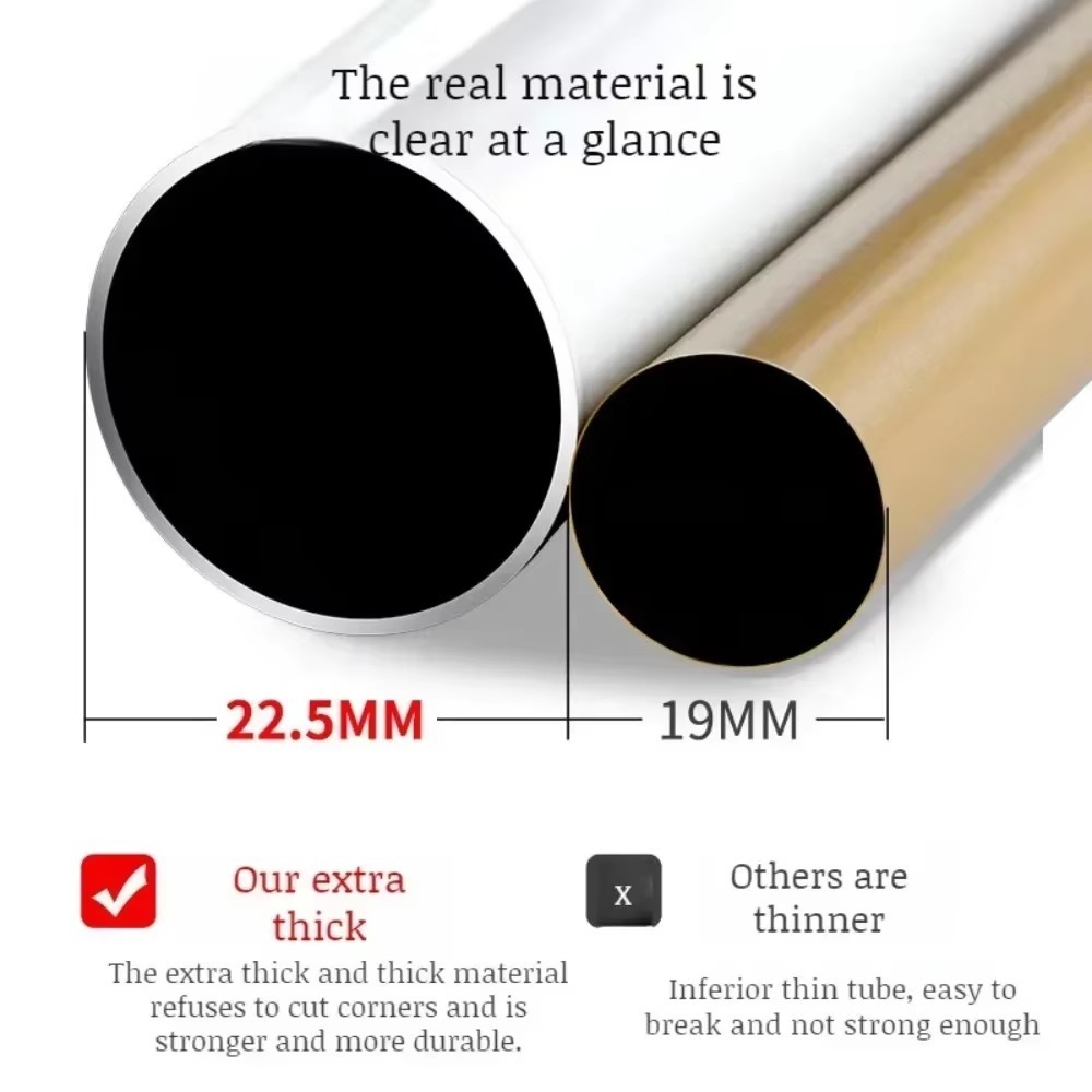 Kapstok Verplaatsbare dubbele kledingplank Eenvoudige stang Kleding Vloerstaande slaapkamer Telescopische vloerhangers Opbergkapstok