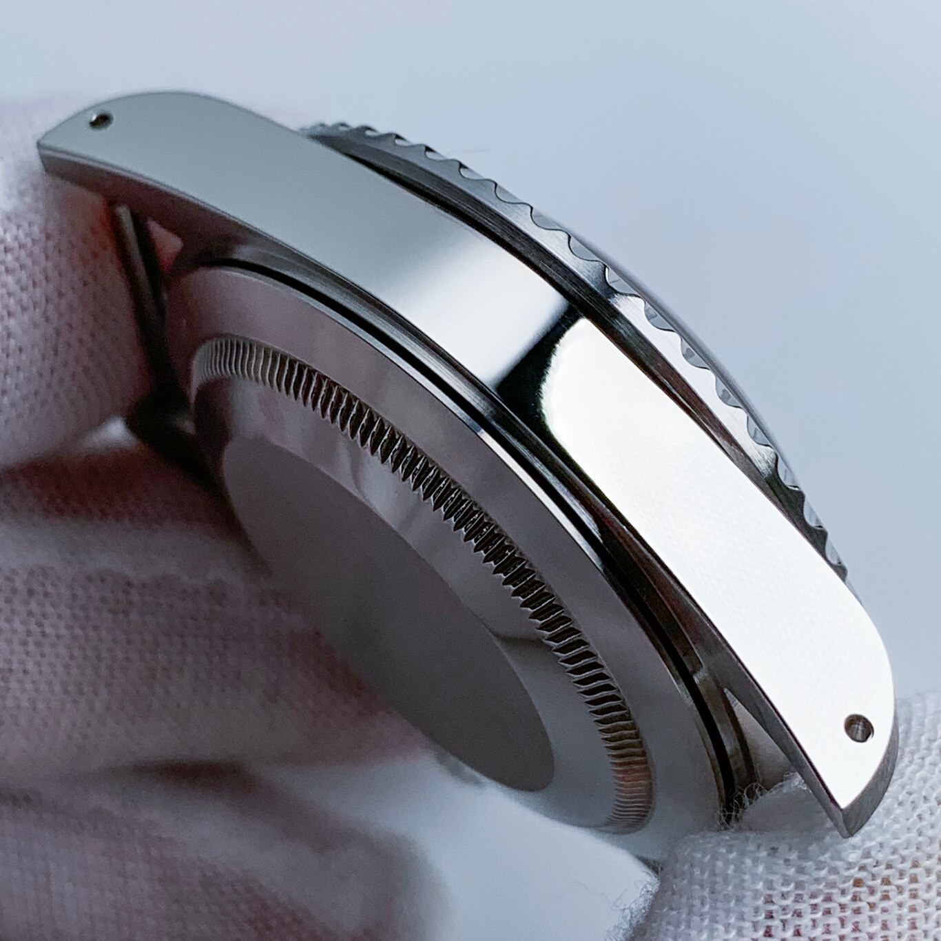 Horloge 1960 Automatische Rvs Horlogekast 40Mm Vintage NH35 Beweging Acryl Halfronde Spiegel Lichtgevende Handen Vervanging