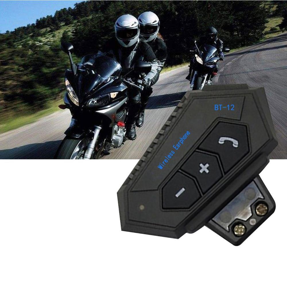Helmet Headphone Bluetooth Motorcycle Headset V4.2 Bluetooth Intercom Motor Bike Earphone Noise Reduction Microphone MIC