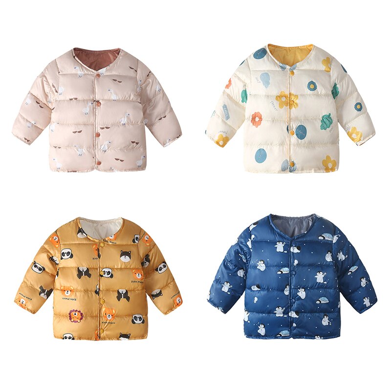 Bebis flickor vinterkläder färgglada prickiga babyrockar bebisar vinterväst bomullsrockar småbarnsdräkt #1