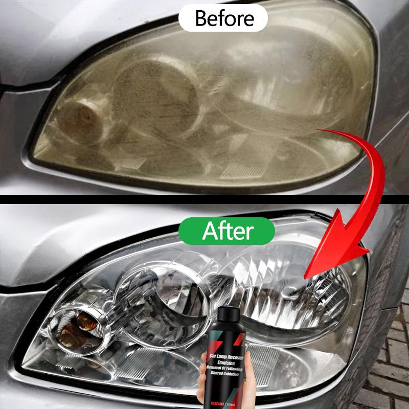 Kits de pulido para restauración de faros de coche, eliminador de arañazos, pasta de limpieza para reparación, elimina la oxidación, líquido para pulir faros