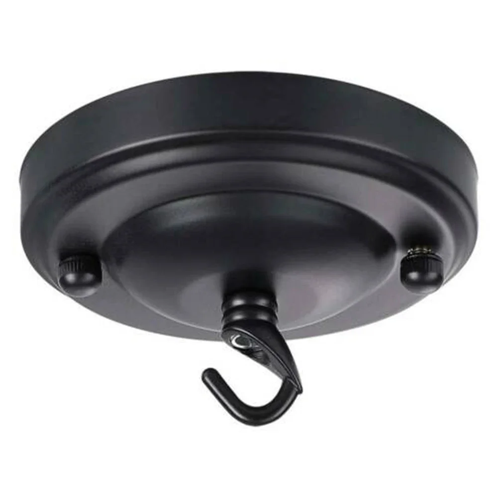 Lamponderdeel plafondplaat houder fitting haak lamp woonkamer hanglamp plaat vervangende rozet 10.5 x 6cm café kroonluchter