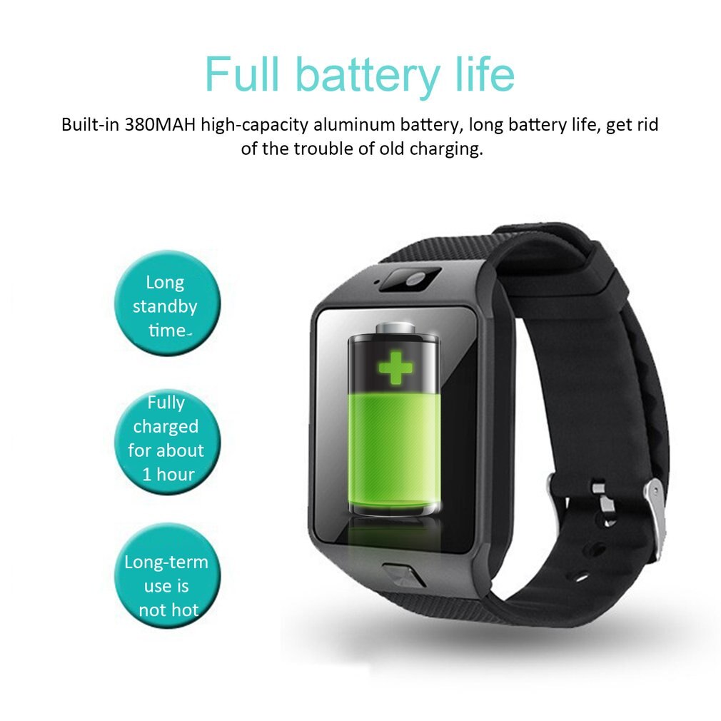 Bluetooth  dz09 smart watch relogio android smartwatch phone fitness tracker reloj smart watches subwoofer women men