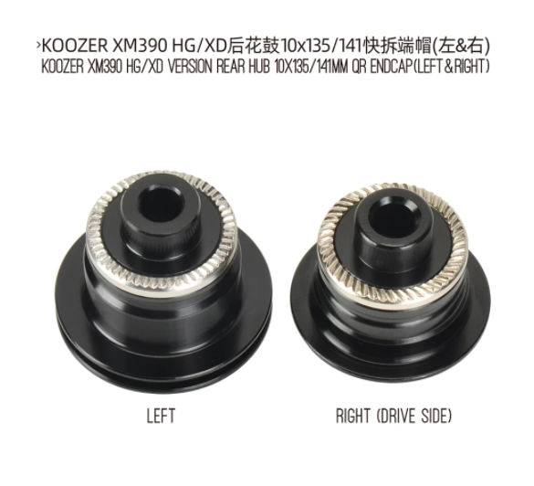 Koozer MTB Hub Werkzeug-freies Endkappe Für XM390 Reparatur Teile 9x 100 QR 10x135mm 15x 100 TA 12x14 2 141 12x148 Schub THR Konverter Adapter