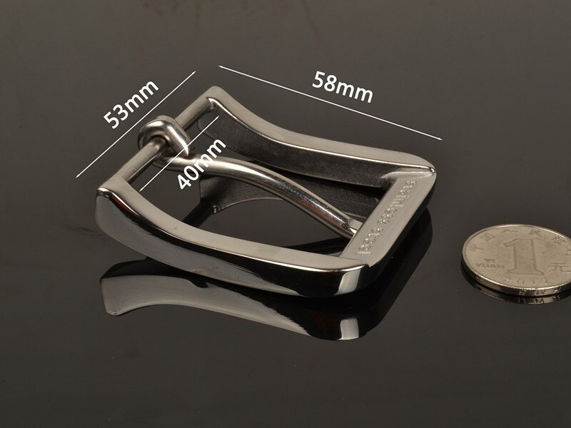 1/2/4 stk meetee 40mm rustfritt stål beltespenne menns metallspenne cowboy spenne jeans tilbehør diy skinn håndverk maskinvare