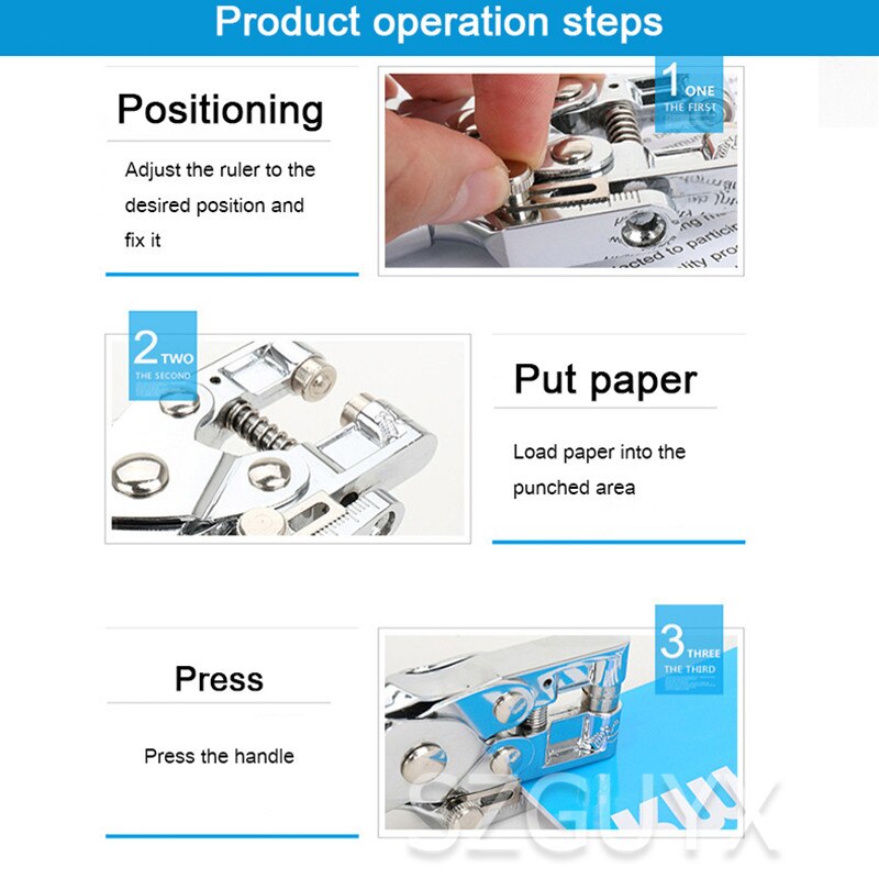 Multifunctional punching and binding machine Manual rivet punching machine Round hole 5MM Hole punch Punching pliers