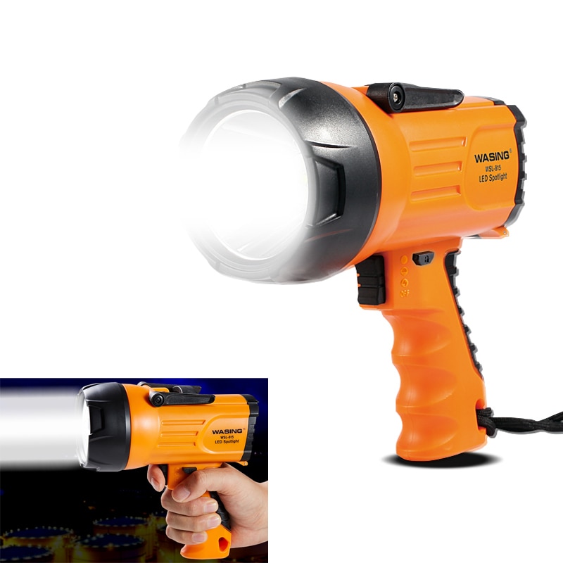 Draagbare schijnwerper led oplaadbare schijnwerper 815 10 watt 1000 lumen draagbare buiten zoeklicht noodwerk zaklamp