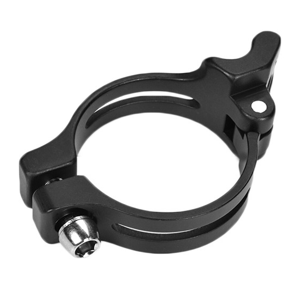 Switch Straight Lock Clamp Post Bike Front Derailleur Clip Ring Adapter Mountain Bicycle Switch Clamp Converter: B