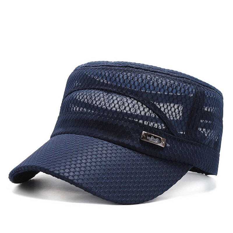 Men's Mesh Cap Breathable Summer Newsboy Hat Adjustable Beret Ivy Cap Irish Cabbie Driving Hunting Hats